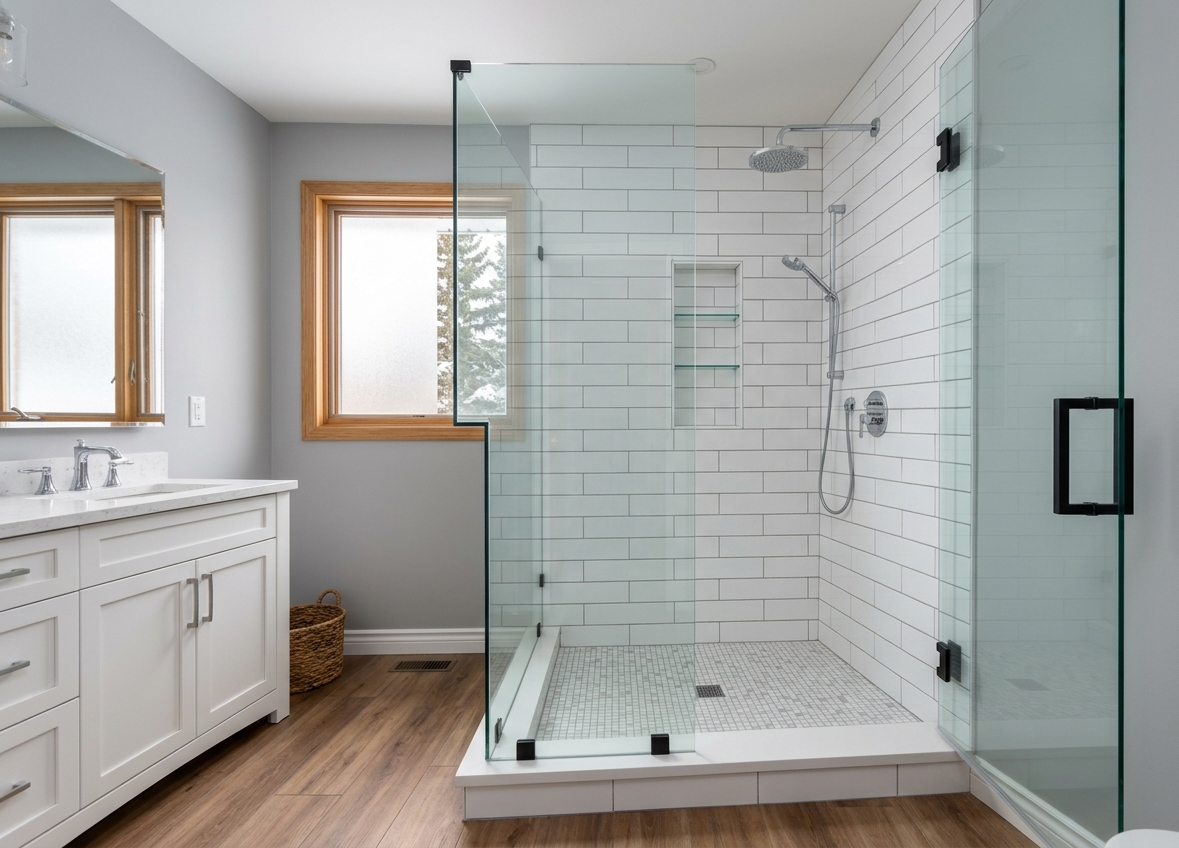 glass shower door