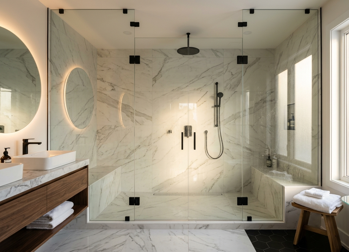 Frameless Glass Shower Doors