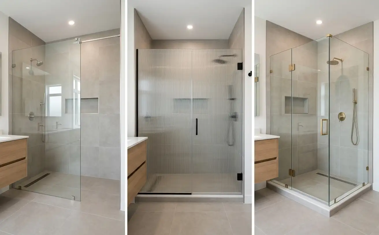 Shower Glass Panel Options