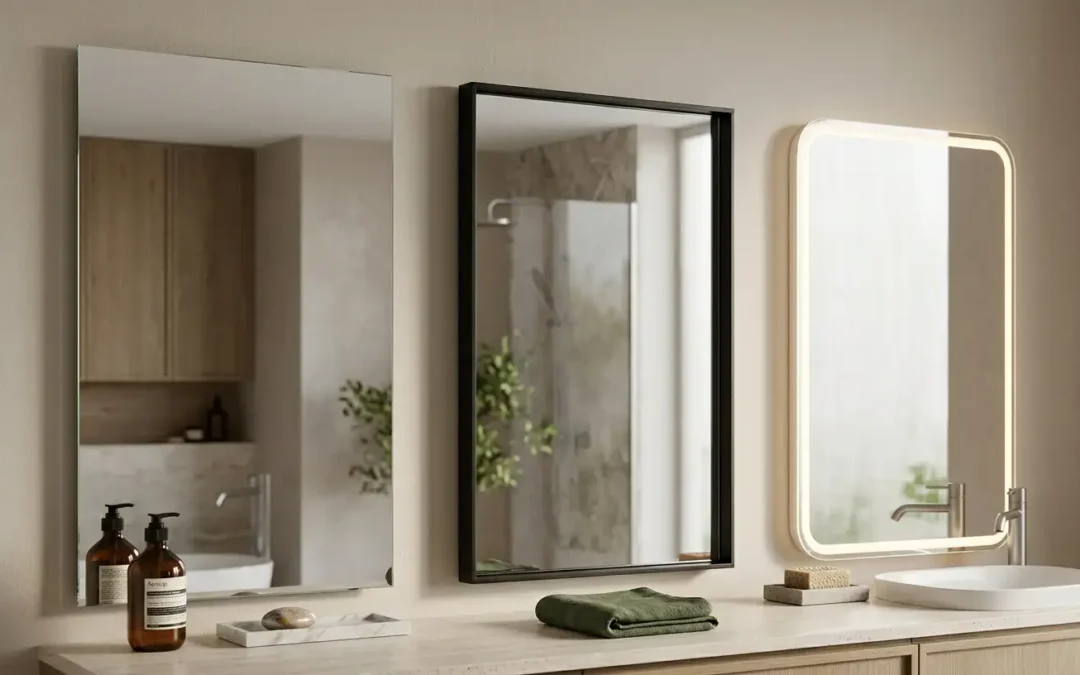 Vanity Mirrors for Ottawa Bathrooms: Frameless, Framed, and LED Options